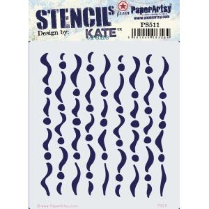 PaperArtsy / Kate Crane Stencil - PS511