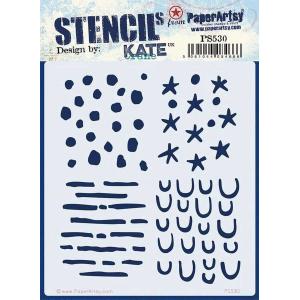PaperArtsy / Kate Crane Stencil - PS530