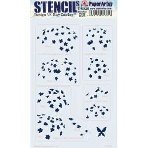 PaperArtsy / Kay Carley Stencil - PS238