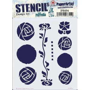 PaperArtsy / Lynne Perrella Stencil - PS494