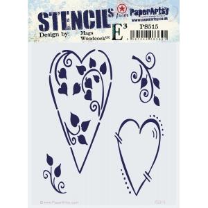 PaperArtsy / Mags Woodcock Stencil - PS515