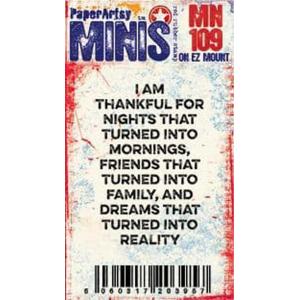 PaperArtsy Minis Stamp - MN109
