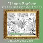 PaperArtsy Printed Tissue - Alison Bomber Winter Botanicals [PT16]