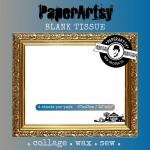 PaperArtsy Printed Tissue - Blank [PT10]