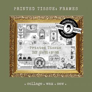 PaperArtsy Printed Tissue - Frames [PT02]