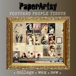 PaperArtsy Printed Tissue - Hot Picks - Postcard People [PT15]