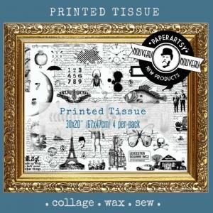 PaperArtsy Printed Tissue - Hot Picks [PT01]