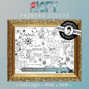 PaperArtsy Printed Tissue - JOFY Christmas [PT09]