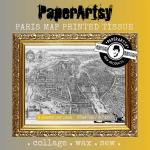 PaperArtsy Printed Tissue - Paris Map [PT14]