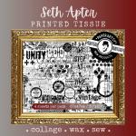 PaperArtsy Printed Tissue - Seth Apter [PT06]