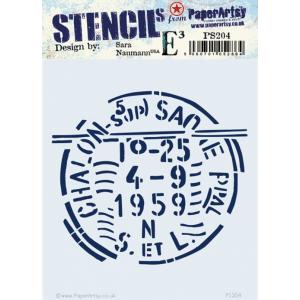 PaperArtsy / Sara Naumann Stencil - PS204