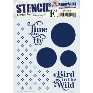 PaperArtsy / Scrapcosy Stencil - PS191