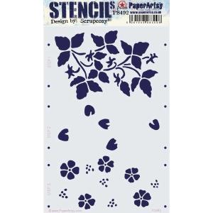 PaperArtsy / Scrapcosy Stencil - PS492