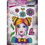 PaperArtsy Tracy Scott Stamp Set - TS083