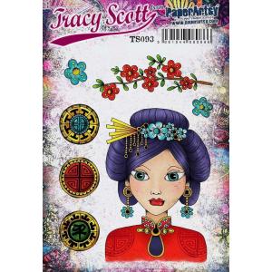 PaperArtsy Tracy Scott Stamp Set - TS093
