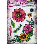 PaperArtsy Tracy Scott Stamp Set - TS097