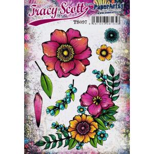 PaperArtsy Tracy Scott Stamp Set - TS097