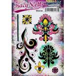 PaperArtsy Tracy Scott Stamp Set - TS098