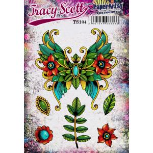 PaperArtsy Tracy Scott Stamp Set - TS104