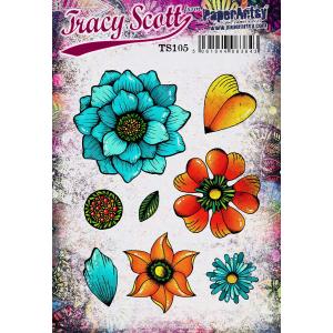 PaperArtsy Tracy Scott Stamp Set - TS105
