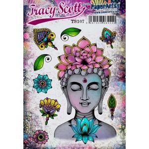 PaperArtsy Tracy Scott Stamp Set - TS107