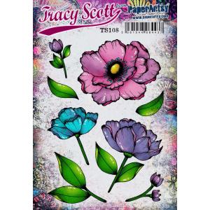 PaperArtsy Tracy Scott Stamp Set - TS108
