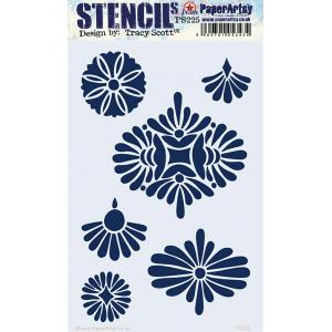 PaperArtsy / Tracy Scott Stencil - PS225