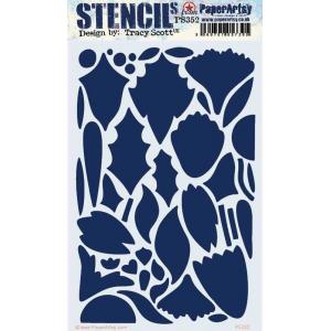 PaperArtsy / Tracy Scott Stencil - PS352