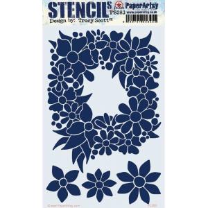 PaperArtsy / Tracy Scott Stencil - PS383