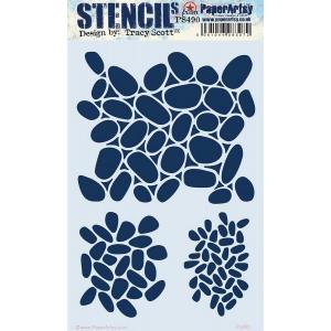 PaperArtsy / Tracy Scott Stencil - PS490