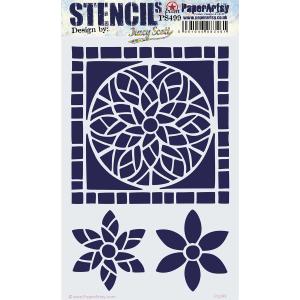 PaperArtsy / Tracy Scott Stencil - PS499