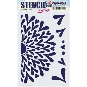 PaperArtsy / Tracy Scott Stencil - PS518