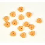 9mm Pendant Leaf Beads - Moonstone Beige
