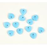 9mm Pendant Leaf Beads - Moonstone Blue