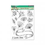 Penny Black Clear Stamp Set - Banner Blooms [30-664]