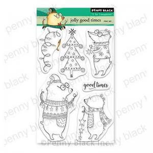 Penny Black Clear Stamp Set - Jolly Good Times [30-765]