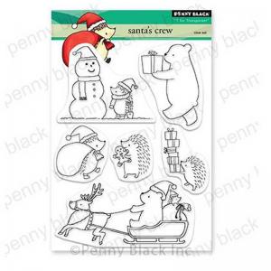Penny Black Clear Stamp Set - Santa's Crew [30-768]