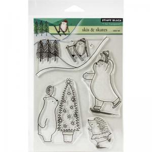 Penny Black Clear Stamp Set - Skis and Skates [30-620]