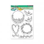 Penny Black Clear Stamp Set - Wreath Whimsy [30-654]