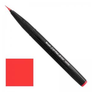 Pentel Arts Sign Pen Micro Brush Pen - Red