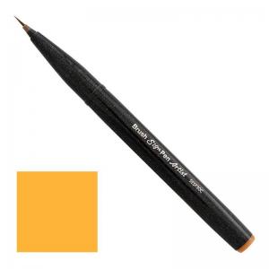 Pentel Arts Sign Pen Micro Brush Pen - Yellow Ochre