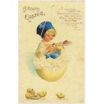 Printed Fabric Image - A Happy Easter