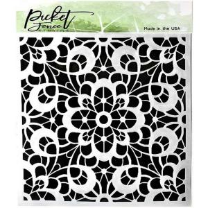 Picket Fence Studios Stencil - Brocade [SC-173]