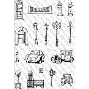 Picture This Clear Stamp Set - Street Furniture [049]