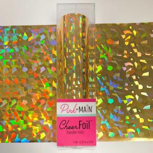 Pink & Main CheerFoil - Shattered Gold [PMF305]