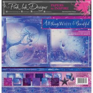 Pink Ink Designs 12" x 12" Paper Pack - All Things White & Beautiful [PIPAP04]