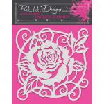 Pink Ink Designs 8" x 8" Stencil - English Garden [PINKST008]