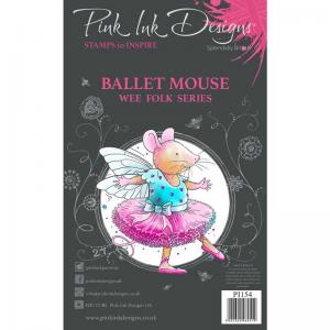 Pink Ink Designs Clear Stamp Set - Ballet Mouse [PI154]