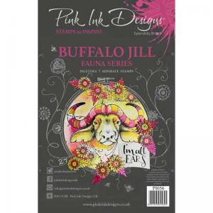 Pink Ink Designs Clear Stamp Set - Buffalo Jill [PI056]