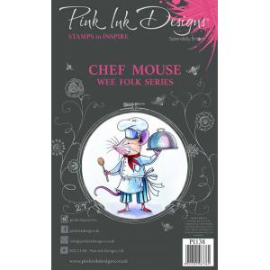 Pink Ink Designs Clear Stamp Set - Chef Mouse [PI138]